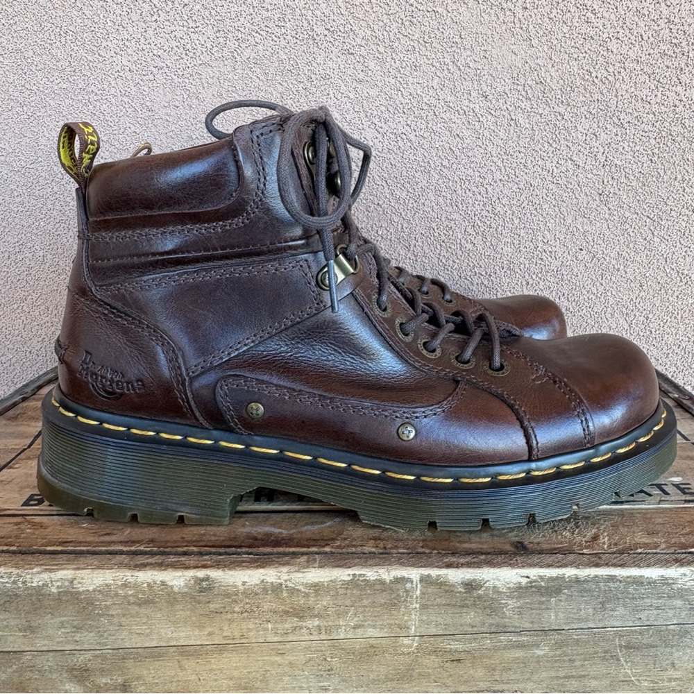 Dr. Martens Soren Lace Up Brown Leather Boot